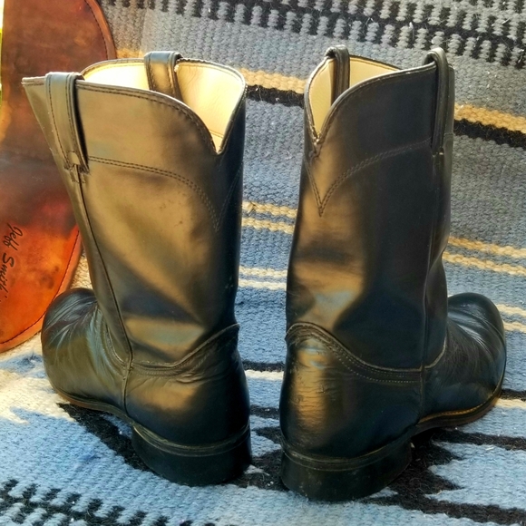 Mens ROPERS BLACK Laredo 10 EE - Picture 3 of 10